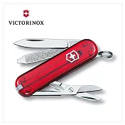 VICTORINOX 瑞士維氏 瑞士刀 58mm/7用/ 透紅 0.6223.T