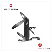 VICTORINOX 瑞士維氏 瑞士刀 Spartan 12用 91mm 極黑 1.3603.31P