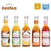 Zestea康普茶經典紅茶組合 300ML*12瓶(無添加、富含益生菌)
