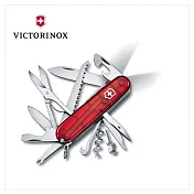 VICTORINOX 瑞士維氏 瑞士刀 91mm / 透紅 1.7915.T