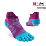 【injinji】女 Ultra Run終極系列五趾隱形襪 (果醬紫) M-L 果醬紫