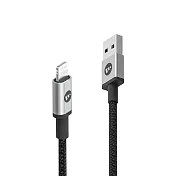 mophie MFi認證 300cm USB-A To Lightning 編織快速充電傳輸線 黑色