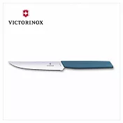 【VICTORINOX 瑞士維氏】Swiss Modern 牛排刀(6.9003.12W/6.9006.12W2/6.9006.12W41) 藍