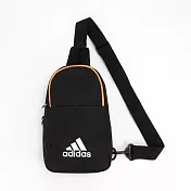 Adidas Classic Essential Sling Bag [HE2670] 單肩包 斜背 經典 休閒 黑橘