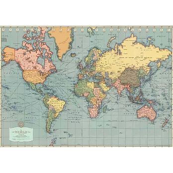 義大利 IFI 海報/包裝紙 世界地圖