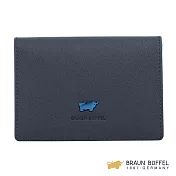 BRAUN BUFFEL IKON 艾康系列6卡名片夾 - 藍色 BF366-140-NY
