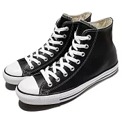 Converse 帆布鞋 ALL STAR CT HI 男女鞋 基本款 情侶鞋 黑 白 皮革 132170C