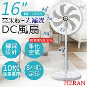 【禾聯HERAN】16吋奈米銀雙效抑菌DC風扇 HDF-16SH72G