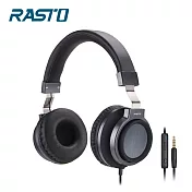 RASTO RS5 立體降噪耳罩耳機 鐵灰