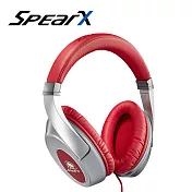 【出清品】SpearX D1經典音樂耳機 亮紅銀