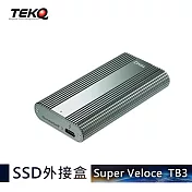 TB3 SuperVeloce Thunderbolt 3 SSD 固態硬碟 外接盒- 無 夜幕綠