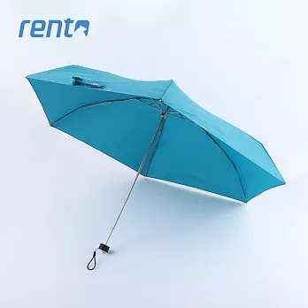 【rento】MINI不鏽鋼環保紗晴雨傘 青綠
