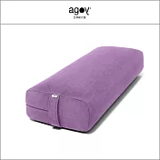 【agoy】銀離子抗菌 Wide-Top 瑜伽療癒抱枕 迷霧紫