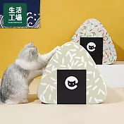 【生活工場】飯糰造型貓抓窩-糙米飯糰