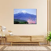 【御畫房】富士山 國家一級畫師手繪油畫60×90cm VF-09 (客製商品)