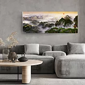 【御畫房】黃山雲海 國家一級畫師手繪油畫60×120cm VF-33 (客製商品)