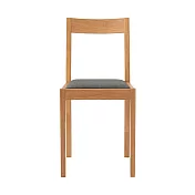 【MUJI 無印良品】木製椅/布面座/橡木