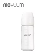 MOYUUM 韓國 寬口矽膠玻璃奶瓶 240ml (2m+)