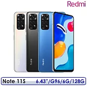 紅米 Redmi Note 11S 6.43吋 6G/128G 4G智慧手機 珍珠白