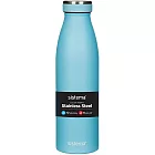 【sistema】紐西蘭進口不銹鋼粉彩保溫/保冷水瓶500ml -  天空藍