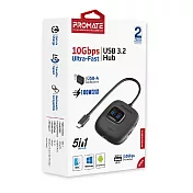 Promate 5合1 USB 3.0 (4埠) Hub 高速集線器(SnapHub-4)