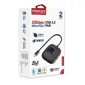 Promate 5合1 USB 3.2 (4埠) Hub 高速集線器(SnapHub-4)