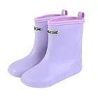 日本 MARBLE LINE B87662PA 粉紫色 兒童雨鞋 PA15