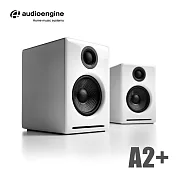 Audioengine A2+ wireless主動式立體聲藍牙書架喇叭-白色