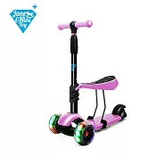 【JN.Toy】兒童滑板車(室內滑步車) 粉紫色