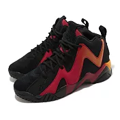 Reebok 籃球鞋 Kamikaze II 男鞋 黑 橘紅 高筒 Kemp 坎普 Lava 運動鞋 H01318