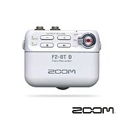 ZOOM F2-BT 微型錄音機+領夾麥克風套組(白/藍芽版)