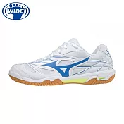Asics Wave Fang Zero 2 [71GA205024] 男 羽球鞋 寬楦 羽球 室內 比賽 輕量 白藍