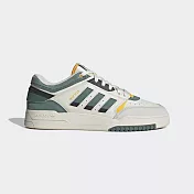 Adidas Drop Step Low [GW9735] 男 休閒鞋 運動 經典 球鞋 籃球風 反光 穿搭 米白綠
