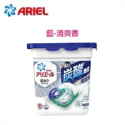 【P&G】日本進口 4D 濃縮洗衣球膠囊/洗衣球12入   -藍 (清爽香)