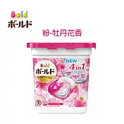 【P&G】日本進口 4D 濃縮洗衣球膠囊/洗衣球12入  -粉 (牡丹花香)