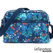LeSportsac - Standard 側背隨身包 (螢光藍花)