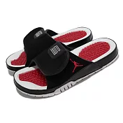 Nike 拖鞋 Jordan Hydro XI Retro 男鞋 黑 紅 喬丹 包邊 一片拖 AA1336-006