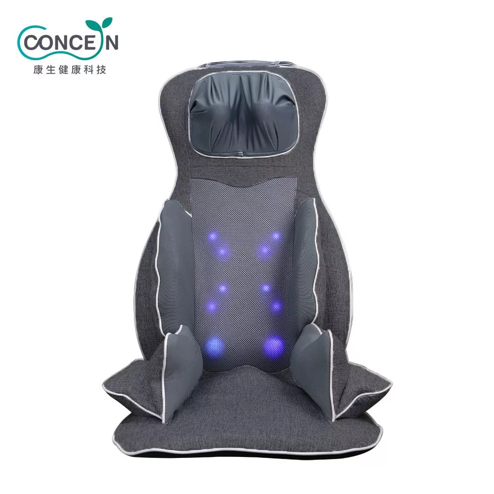 Concern康生 氣壓揉捶全功能按摩椅墊 CON-268A 亞麻灰