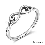 GIUMKA 925純銀戒指尾戒 無限甜蜜女戒抗過敏食指戒 單個價格 MRS07004 2 美國圍2號