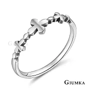 GIUMKA 925純銀戒指尾戒抗過敏 騎士精神十字女戒食指戒 單個價格 MRS07018 3 美國圍3號