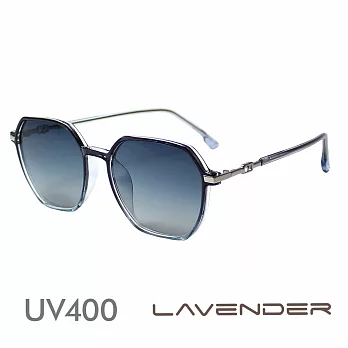 Lavender偏光太陽眼鏡 超輕量混框 銀灰藍 2237 C4 小臉款