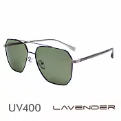 Lavender偏光太陽眼鏡 紳士混框 綠片 J3250 C5