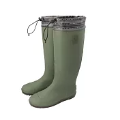 日本 Green Camel GC5630 綠色 森林靴 折疊式長筒雨鞋 附收納袋(男女適用) 綠L