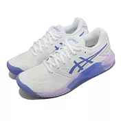 Asics 網球鞋 GEL-Challenger 13 女鞋 白 藍 紫 緩震 耐磨 亞瑟膠 1042A164101