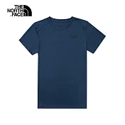 The North Face M MFO S/S POLY TEE 男 吸濕排汗圓領短袖T恤 NF0A7WB5N4L L 藍
