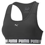 PUMA 女 訓練系列Strong中衝擊運動內衣 52159901 XL 黑