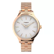 【TIMEX】天美時 風格系列 耀眼氣質手錶 (玫瑰金 TXTW2V06300)