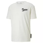 PUMA 男 流行系列Puma Team短袖T恤 瘦子著用 53679265 L 米