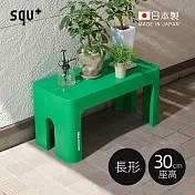 【日本squ+】Decora step日製長形多功能墊腳椅凳(高30cm)-3色可選 -綠
