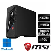 msi微星 Infinite S3 12TH-274TW 電競桌機 (i7-12700F/16G/512G+1T/RTX3050-8G/Win11)
